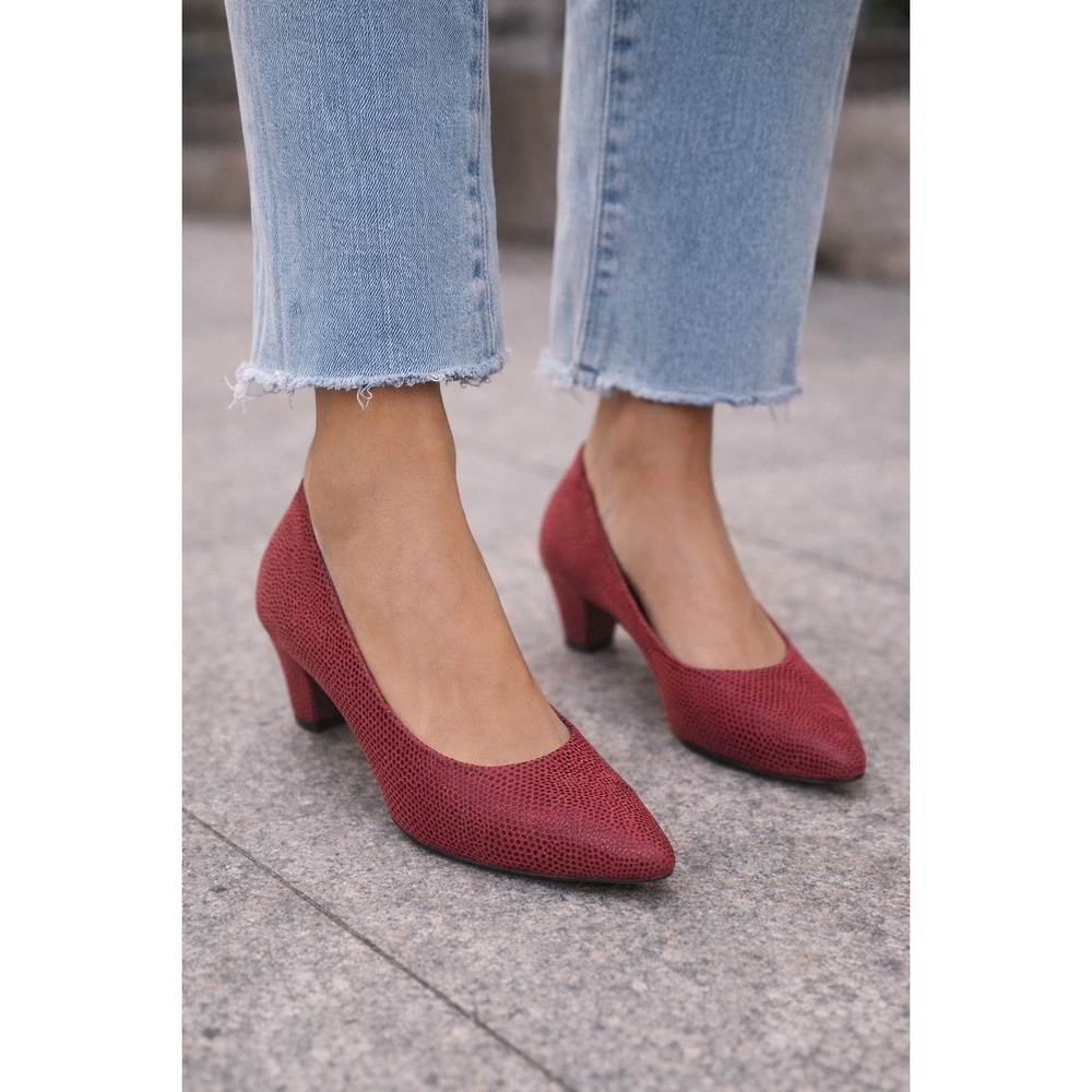 NEW Vaneli Dayle Pumps Leather Almond‎ Toe Block Heel Shoes 10